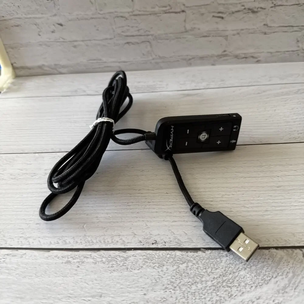 HyperX USB 7.1 Virtual Surround Sound Audio Controller Adapter Headset Dongle